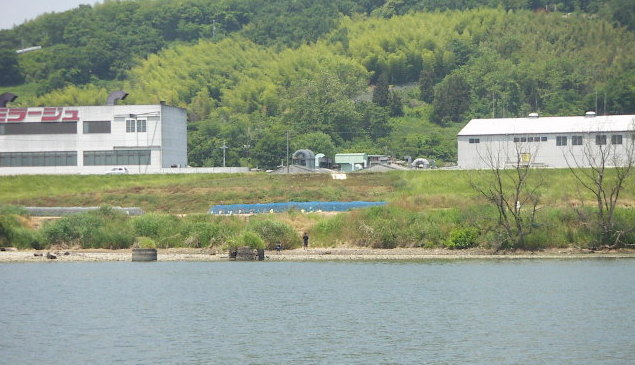 高梁川の釣り場写真